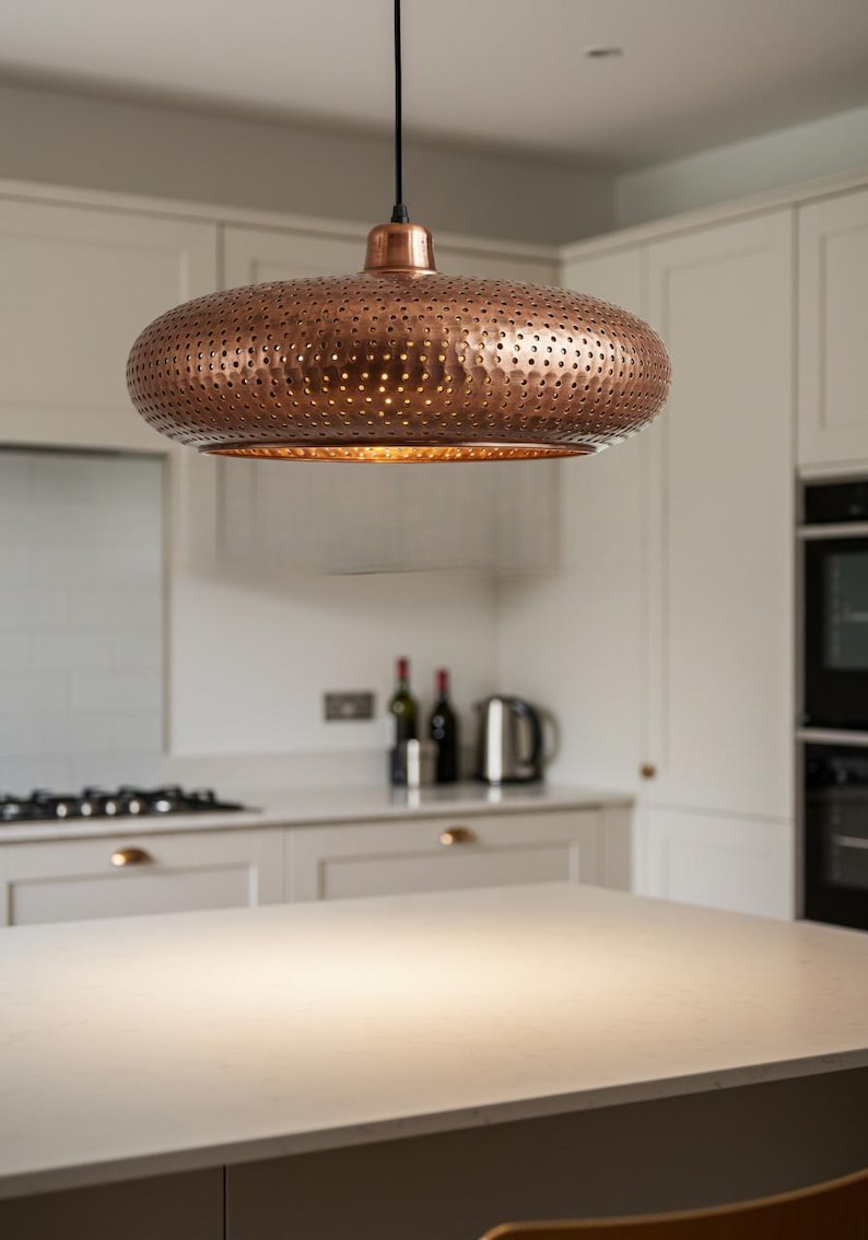Copper Pendant Light Modern Kitchen Island Lighting – KESHMARK
